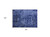 2' X 3' Navy Blue Abstract Washable Non Skid Indoor Outdoor Area Rug Transitional Style - Navy Blue Color