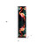 36" Black And Coral Solid Wood Flamingo Porch Sign