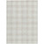 3' X 5' Ivory And Beige Plaid Washable Indoor Outdoor Area Rug