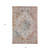 5' X 8' Beige Abstract Stain Resistant Indoor Outdoor Area Rug - Beige