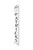 72" White Black And Green Solid Wood Happy St Patrick's Day Porch Sign
