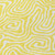 5' X 8' Yellow And Ivory Abstract Washable Indoor Outdoor Area Rug