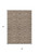 5' X 8' Brown Beige And Taupe Geometric Washable Indoor Outdoor Area Rug