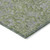 3' X 5' Olive Green And Gray Floral Washable Indoor Outdoor Area Rug - Olive Green, Gray