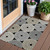 3' X 5' Black Gray And Beige Geometric Washable Indoor Outdoor Area Rug