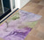 3' X 5' Purple Abstract Washable Non Skid Indoor Outdoor Area Rug Transitional Style - Purple Color