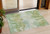 3' X 5' Green And Ivory Abstract Washable Indoor Outdoor Area Rug - Green, Ivory
