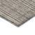 5' X 8' Brown And Ivory Striped Washable Indoor Outdoor Area Rug