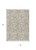 3' X 5' Beige Ivory And Gray Geometric Washable Indoor Outdoor Area Rug
