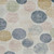 5' X 8' Beige Navy Blue And Gold Geometric Washable Indoor Outdoor Area Rug