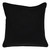 20" Black Geometric Cotton Throw Pillow