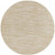 6' Ivory And Gold Round Abstract Indoor Outdoor Area Rug