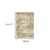 7' X 10' Beige and Gold Abstract Power Loom Area Rug