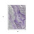 5' X 8' Purple And Ivory Abstract Washable Indoor Outdoor Area Rug - 880016697018