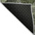 2' X 3' Green and Gray Floral Washable Non Skid Indoor Outdoor Area Rug