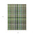 3' X 5' Green Plaid Washable Non Skid Indoor Outdoor Area Rug - 608219091262