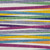 3' X 5' Blue Striped Washable Indoor Outdoor Area Rug