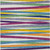 3' X 5' Blue Striped Washable Indoor Outdoor Area Rug