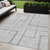 5' X 8' Gray Charcoal And Silver Geometric Washable Indoor Outdoor Area Rug Transitional Style - Gray, Charcoal, Silver Color