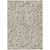 5' X 8' Beige Brown And Gray Floral Washable Indoor Outdoor Area Rug