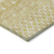 3' X 5' Gold Ivory And Taupe Tribal Washable Indoor Outdoor Area Rug
