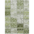 5' X 8' Green Patchwork Washable Non Skid Indoor Outdoor Area Rug