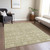5' X 8' Taupe And Beige Floral Washable Indoor Outdoor Area Rug - 880016655315