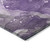 5' X 8' Purple Abstract Washable Non Skid Indoor Outdoor Area Rug - 608219202996