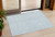 3' X 5' Sky Blue And Ivory Floral Washable Indoor Outdoor Area Rug - 608219369538