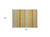 2' X 3' Artichoke Green Striped Washable Non Skid Indoor Outdoor Area Rug - 608219062958