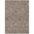 3' X 5' Brown And Beige Floral Washable Indoor Outdoor Area Rug - 608219077747