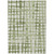 5' X 8' Artichoke Green And Ivory Abstract Washable Indoor Outdoor Area Rug - 606114966043