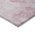 5' X 8' Blush Ivory And Blue Abstract Washable Indoor Outdoor Area Rug