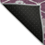 3' X 5' Eggplant Ivory And Gray Medallion Washable Indoor Outdoor Area Rug