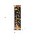 36" Black And Orange Solid Wood Thanksgiving Autumn Leaves Porch Sign