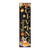 36" Black And Orange Solid Wood Thanksgiving Autumn Leaves Porch Sign