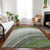 3' X 5' Green And Artichoke Green Abstract Washable Indoor Outdoor Area Rug