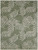 9' X 12' Ivory And Green Palm Leaf Indoor Outdoor Area Rug - Ivory, Green