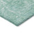 5' X 8' Teal Blue Aqua And Green Abstract Washable Indoor Outdoor Area Rug