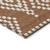 5' X 8' Terra Cotta And Ivory Geometric Washable Indoor Outdoor Area Rug - Terra Cotta, Ivory
