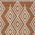 5' X 8' Terra Cotta And Ivory Geometric Washable Indoor Outdoor Area Rug