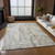 3' X 5' Taupe Beige And Ivory Abstract Washable Indoor Outdoor Area Rug - 606114989004