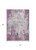 5' X 8' Plum And Ivory Abstract Washable Indoor Outdoor Area Rug - Plum, Ivory