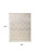 5' X 8' Ivory Tan And Gray Geometric Hand Knotted Area Rug