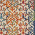 8' X 11' Ivory Blue Orange And Green Trellis Indoor Outdoor Area Rug