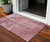 3' X 5' Blush And Ivory Abstract Washable Indoor Outdoor Area Rug Transitional Style - Blush, Ivory Color