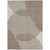 5' X 8' Brown And Beige Geometric Washable Indoor Outdoor Area Rug Transitional Style - Brown, Beige Color