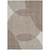 5' X 8' Brown And Beige Geometric Washable Indoor Outdoor Area Rug