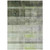 5' X 8' Olive Green Ombre Washable Non Skid Indoor Outdoor Area Rug