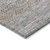 3' X 5' Linen And Gray Striped Washable Indoor Outdoor Area Rug